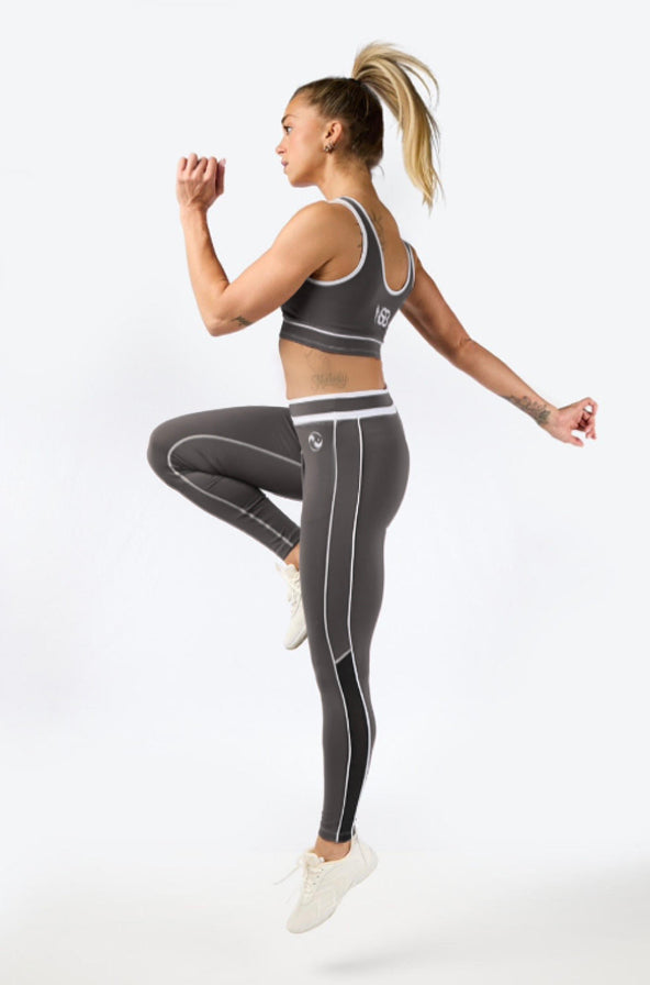 Solar Blaze Leggings - Dark Grey