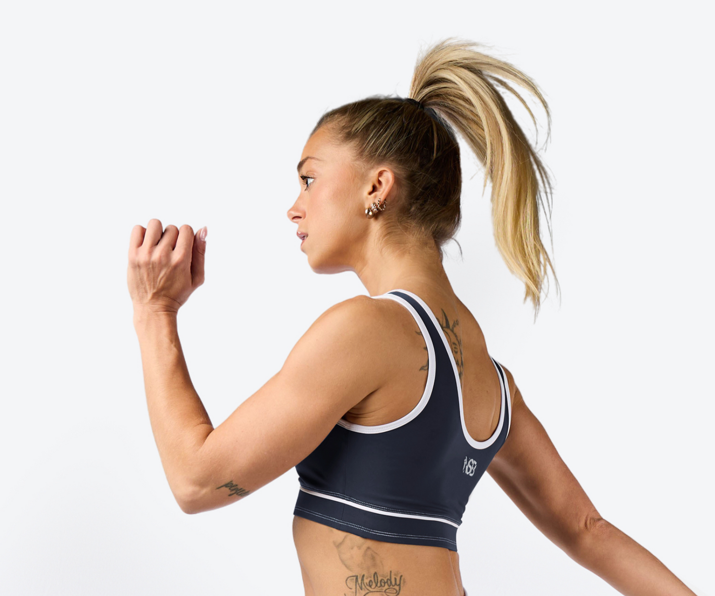 Solar Girl Sports Bra - Navy