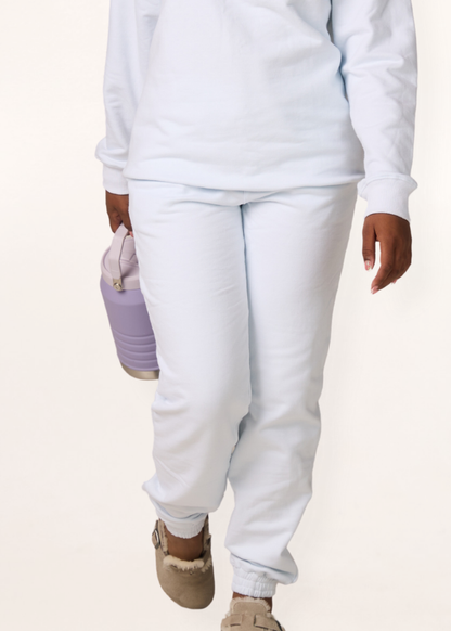 Aurora Frost Sweatpants - White