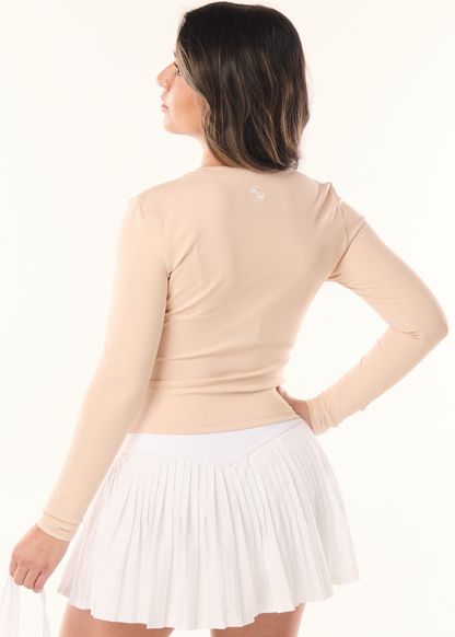 Celestial Glow Long Sleeve - Beige