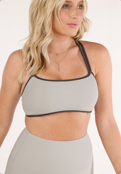 ColorBlock Bra Slate